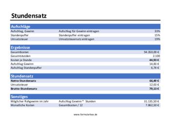 Grundlagen der Stundensatz-Kalkulation für Freelancer und Dienstleister